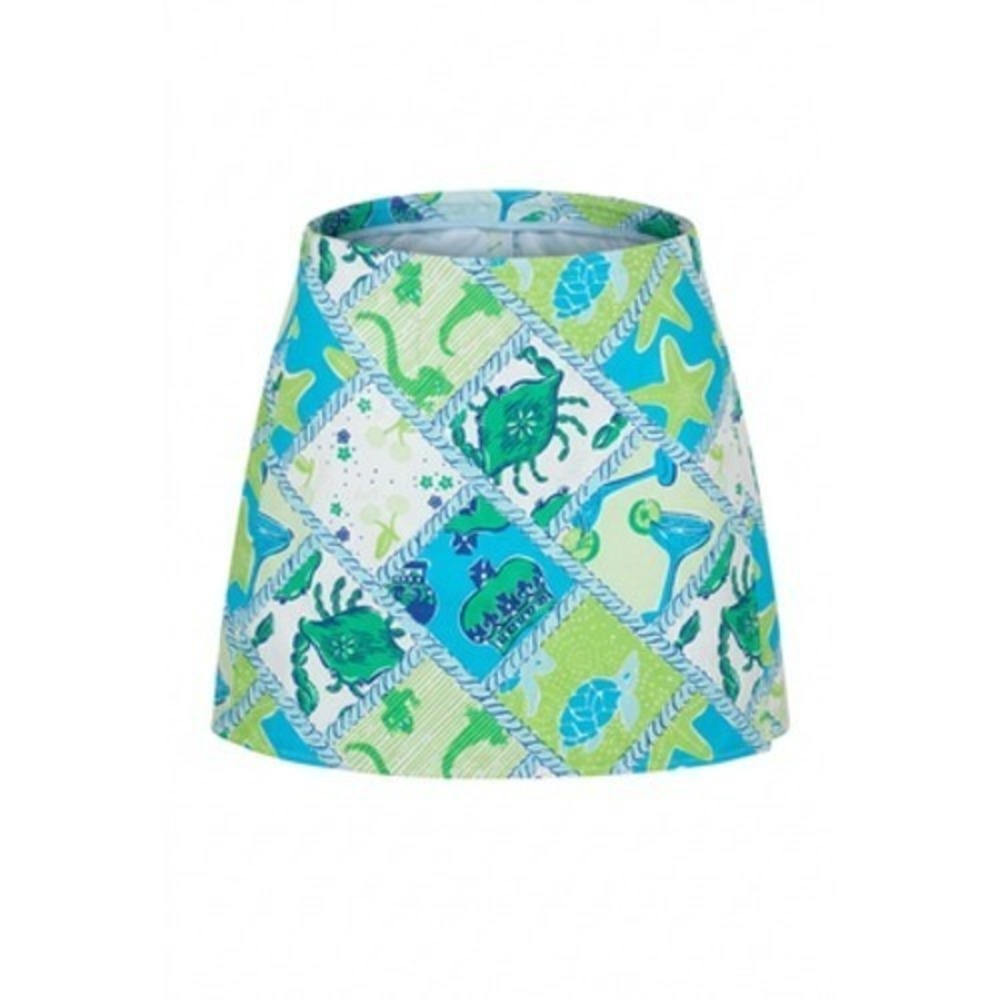 Lilly Pulitzer Skirt Women 4 Multicolor Reversible Turtle‎ Crab Beachy Tropical